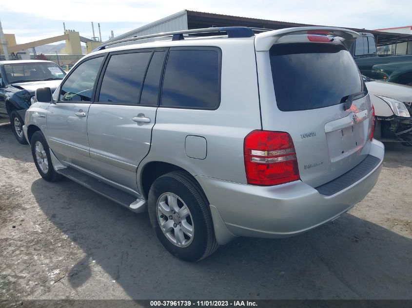 2003 Toyota Highlander Limited VIN: JTEHF21A630104691 Lot: 37961739