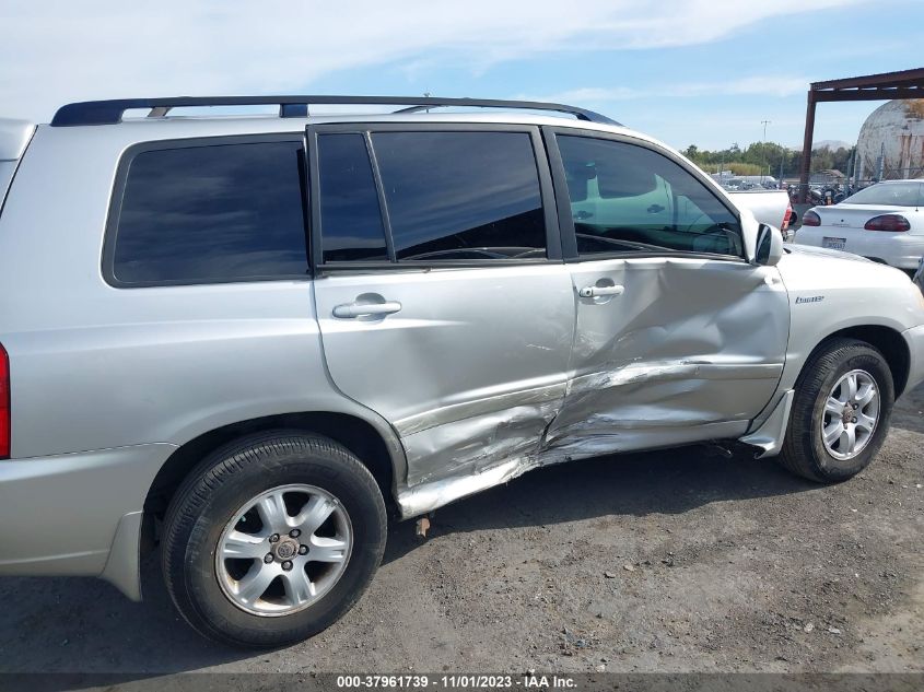 2003 Toyota Highlander Limited VIN: JTEHF21A630104691 Lot: 37961739
