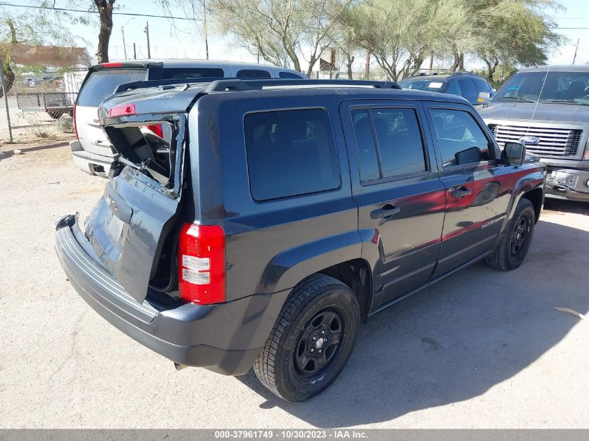 2016 Jeep Patriot Sport VIN: 1C4NJPBB0GD502777 Lot: 37961749