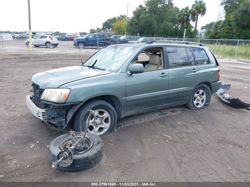 2006 Toyota Highlander VIN: JTEGD21A460132558 Lot: 37961860