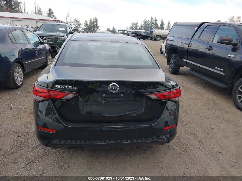 2022 Nissan Sentra S Xtronic Cvt VIN: 3N1AB8BV2NY281210 Lot: 37961929