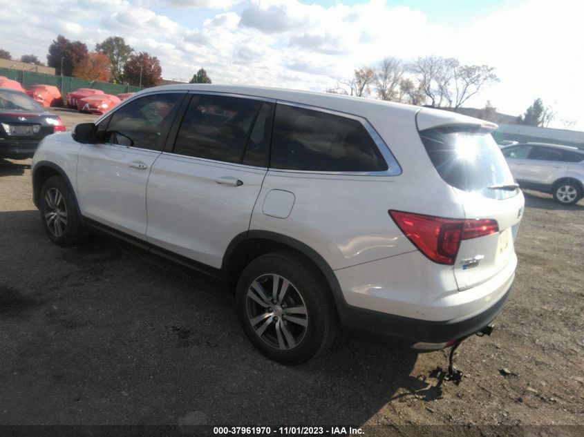 2017 Honda Pilot Ex VIN: 5FNYF6H34HB061092 Lot: 37961970