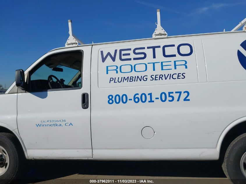 2015 Chevrolet Express Cargo Van VIN: 1GCWGFCF2F1256071 Lot: 37962011