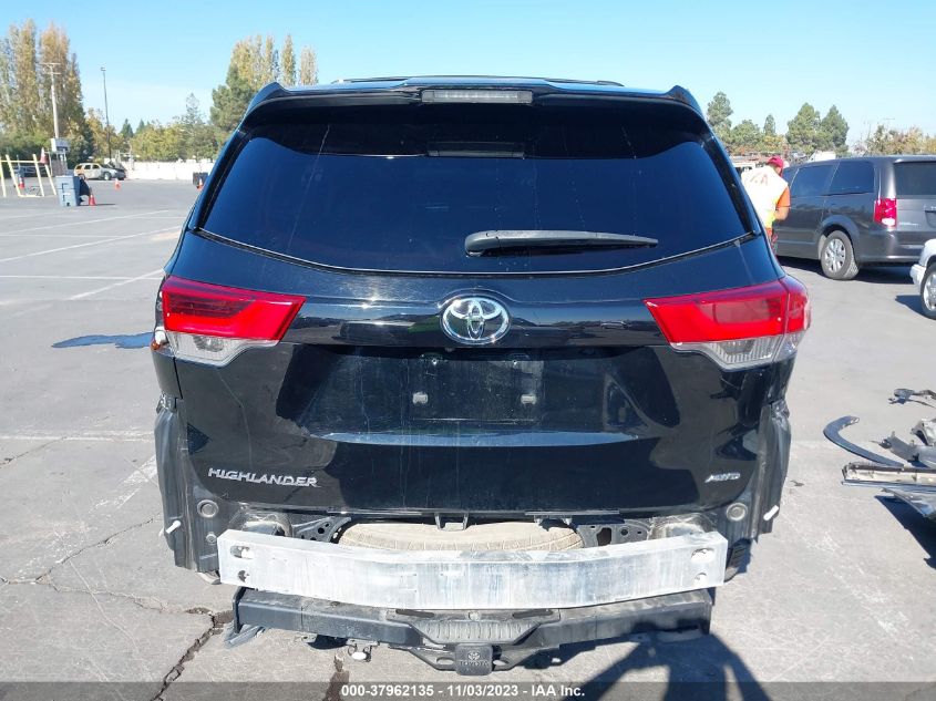 2017 Toyota Highlander Le VIN: 5TDBZRFH3HS393985 Lot: 37962135