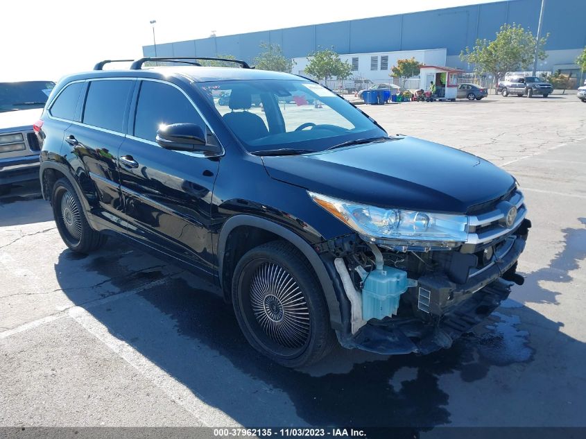 2017 Toyota Highlander Le VIN: 5TDBZRFH3HS393985 Lot: 37962135