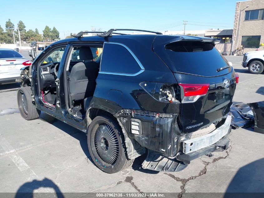 2017 Toyota Highlander Le VIN: 5TDBZRFH3HS393985 Lot: 37962135