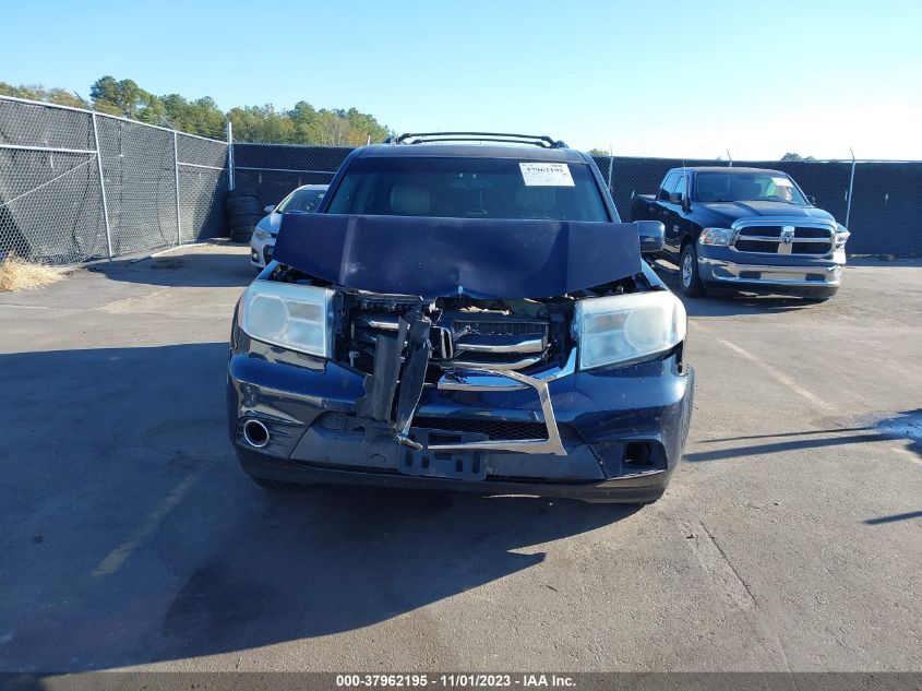 2012 Honda Pilot Ex-L VIN: 5FNYF4H59CB039104 Lot: 37962195