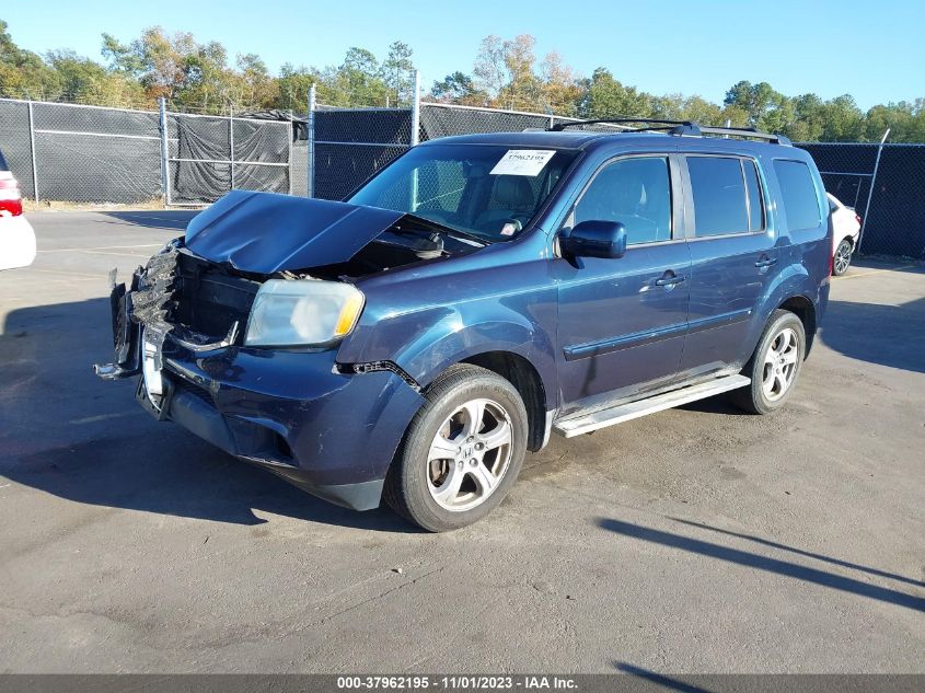 2012 Honda Pilot Ex-L VIN: 5FNYF4H59CB039104 Lot: 37962195