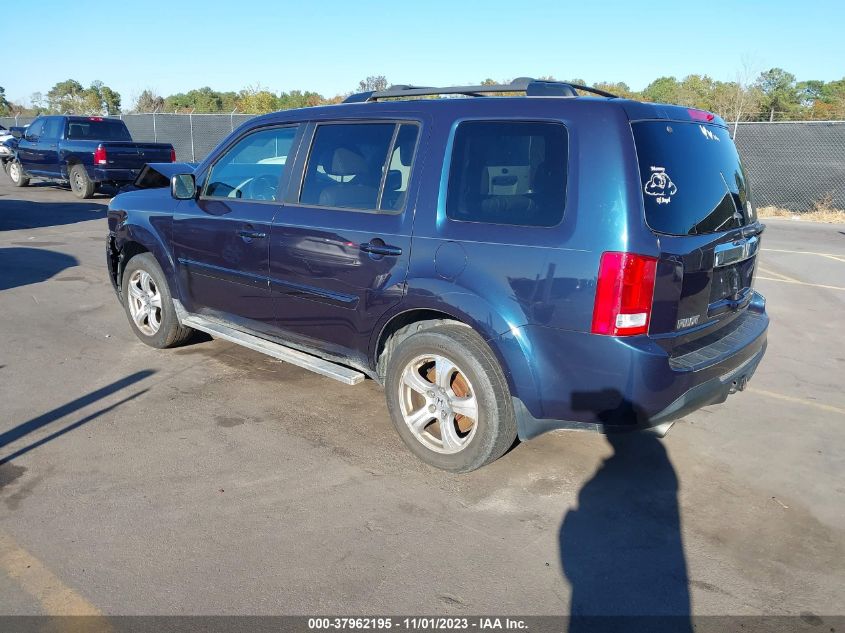 2012 Honda Pilot Ex-L VIN: 5FNYF4H59CB039104 Lot: 37962195