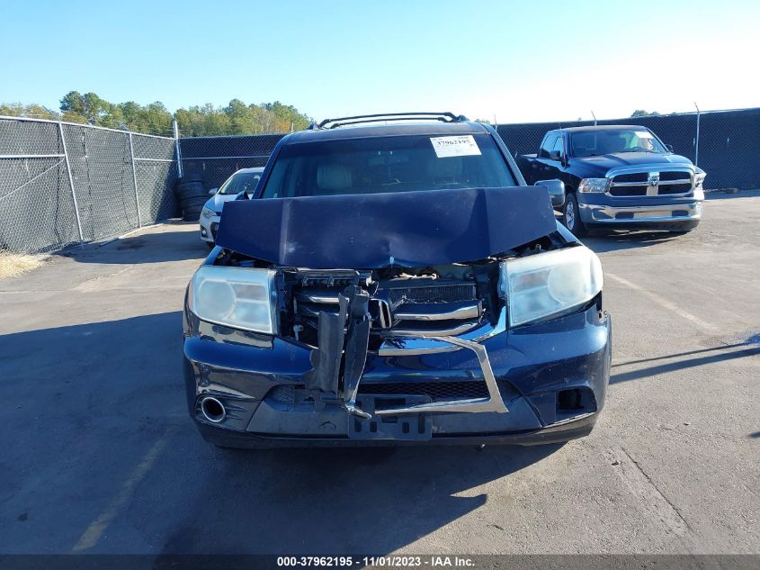 2012 Honda Pilot Ex-L VIN: 5FNYF4H59CB039104 Lot: 37962195