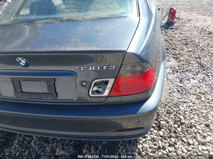 2002 BMW 3 Series 330Ci VIN: WBABN53442JU39914 Lot: 37962230