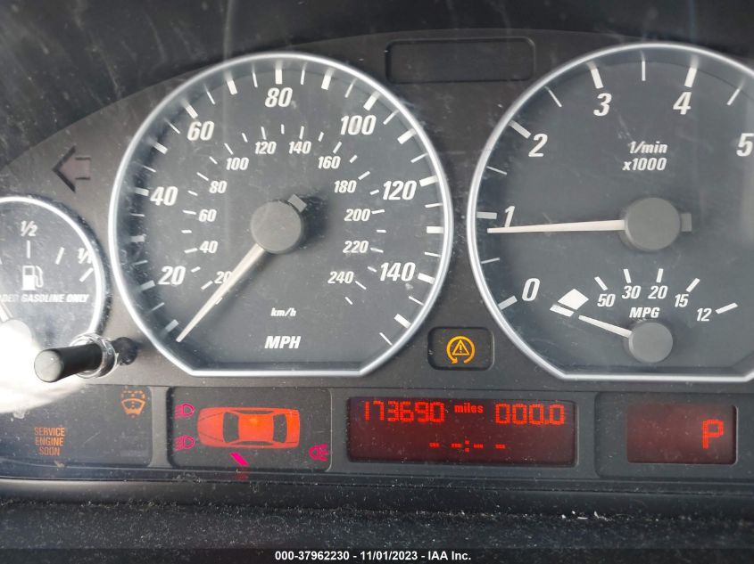 2002 BMW 3 Series 330Ci VIN: WBABN53442JU39914 Lot: 37962230