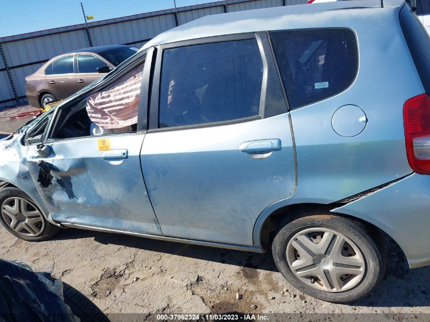 2007 Honda Fit VIN: JHMGD38467S029205 Lot: 37962324