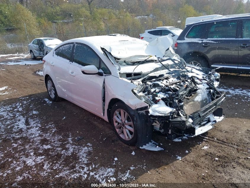 2017 Kia Forte S VIN: 3KPFL4A78HE121298 Lot: 37962430