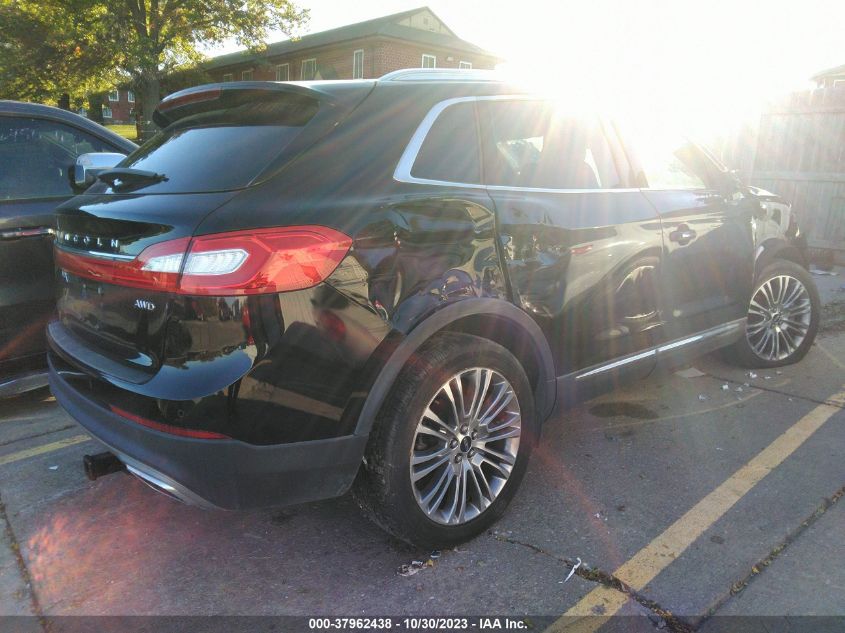 2017 Lincoln Mkx Reserve VIN: 2LMPJ8LR0HBL25343 Lot: 37962438