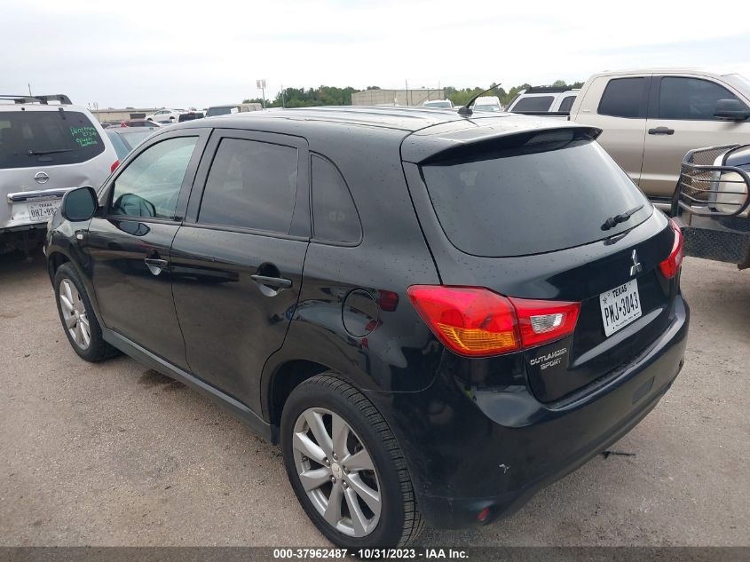 2015 Mitsubishi Outlander Sport Es VIN: 4A4AP3AU9FE055909 Lot: 37962487