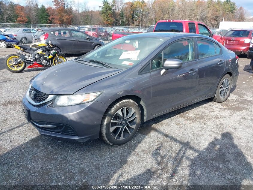 2015 Honda Civic Ex VIN: 19XFB2F86FE298860 Lot: 37962498