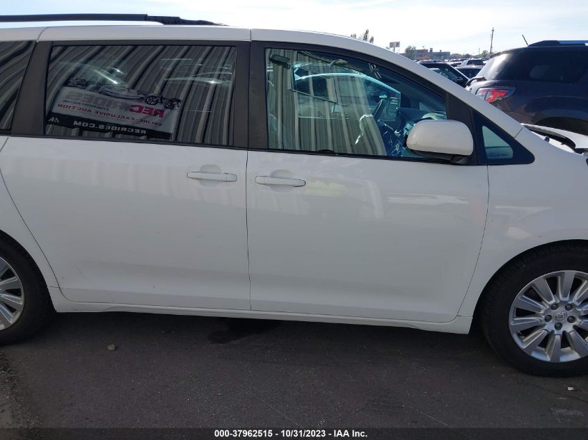 2011 Toyota Sienna Le VIN: 5TDJK3DC7BS013624 Lot: 37962515