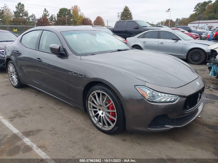 2015 Maserati Ghibli S Q4 VIN: ZAM57RTA2F1130323 Lot: 37962562