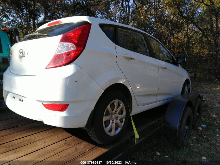 2013 Hyundai Accent Gs VIN: KMHCT5AE6DU103252 Lot: 37962637