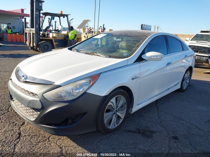 2013 Hyundai Sonata Hybrid Limited VIN: KMHEC4A45DA076878 Lot: 37962648