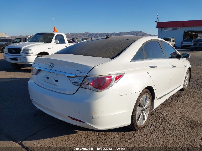 2013 Hyundai Sonata Hybrid Limited VIN: KMHEC4A45DA076878 Lot: 37962648