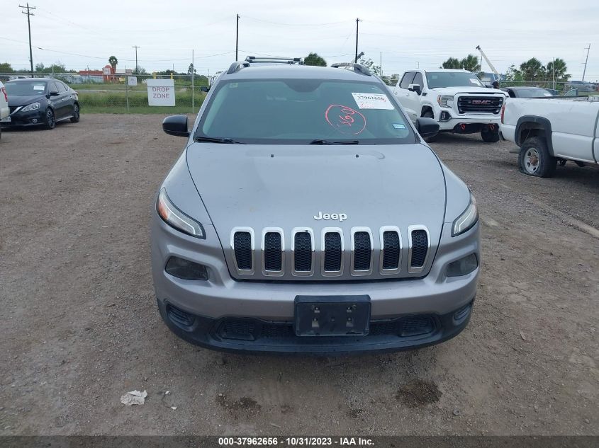 2016 Jeep Cherokee Sport VIN: 1C4PJLAB1GW222194 Lot: 37962656