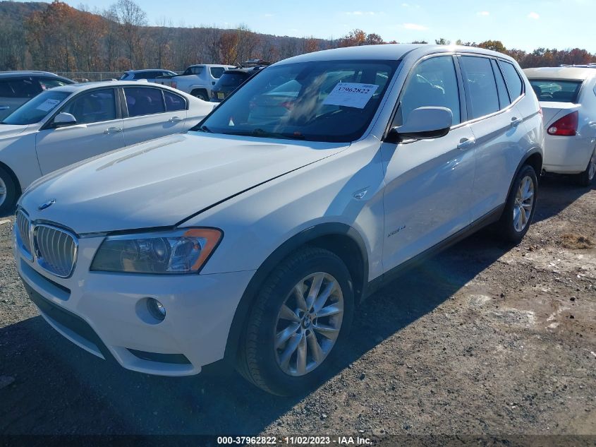 2013 BMW X3 xDrive28I VIN: 5UXWX9C59D0D08776 Lot: 37962822