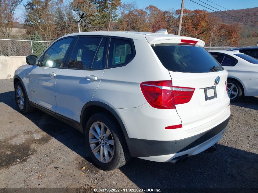 2013 BMW X3 xDrive28I VIN: 5UXWX9C59D0D08776 Lot: 37962822