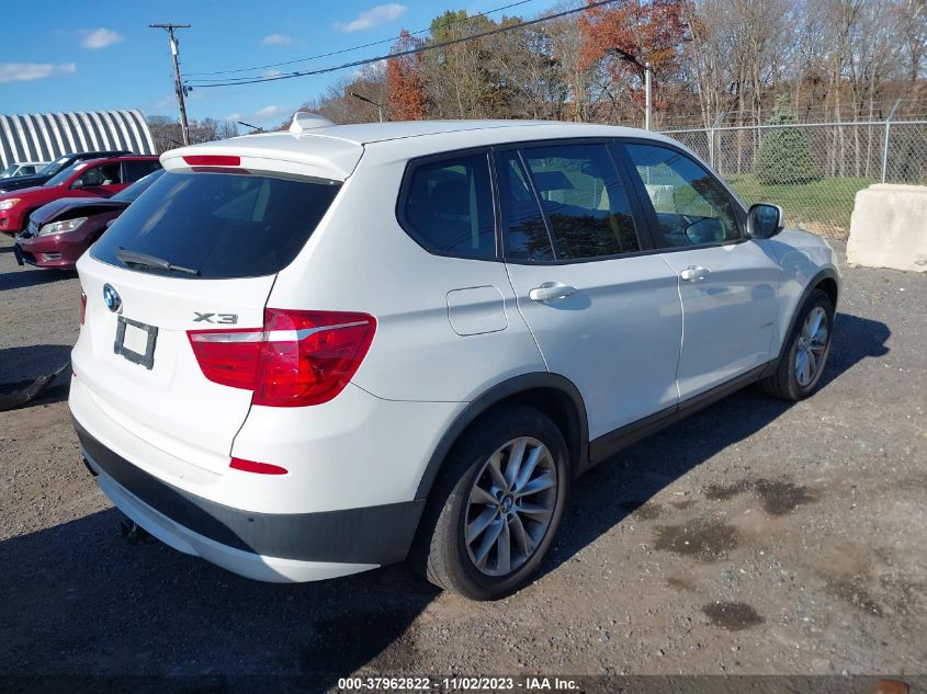 2013 BMW X3 xDrive28I VIN: 5UXWX9C59D0D08776 Lot: 37962822