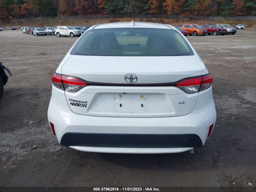 2021 Toyota Corolla Le VIN: JTDEPMAE9MJ130796 Lot: 37962916