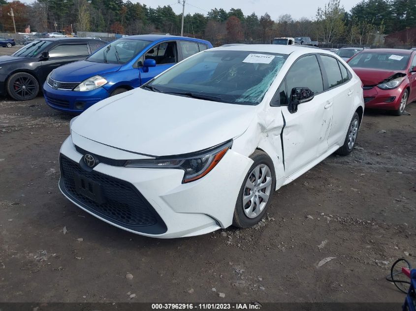 2021 Toyota Corolla Le VIN: JTDEPMAE9MJ130796 Lot: 37962916