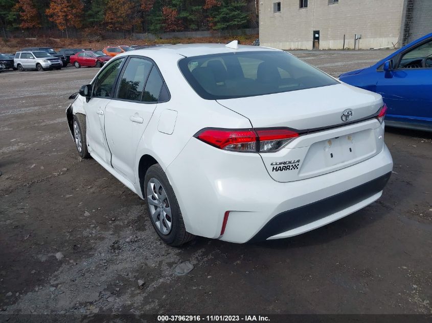 2021 Toyota Corolla Le VIN: JTDEPMAE9MJ130796 Lot: 37962916