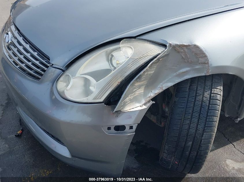 2006 Infiniti G35 Coupe VIN: JNKCV54E06M722814 Lot: 37963019