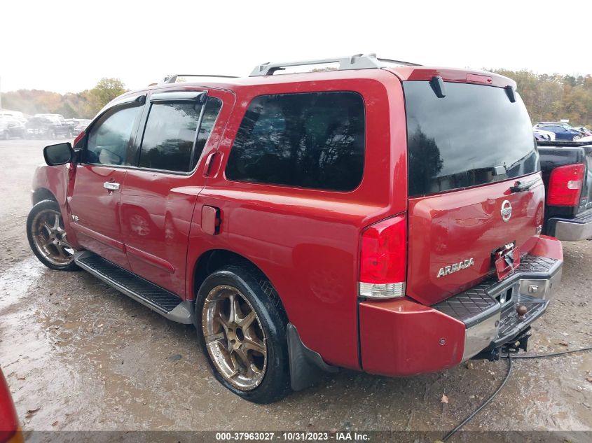 2006 Nissan Armada Le VIN: 5N1AA08AX6N701893 Lot: 37963027