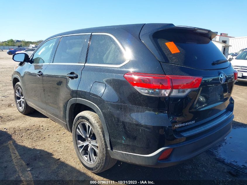 2017 Toyota Highlander Le VIN: 5TDZARFH8HS023976 Lot: 37963111