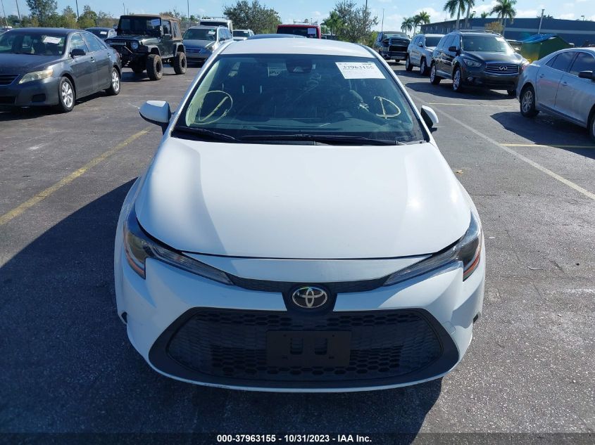 2021 Toyota Corolla Le VIN: JTDEPMAE2MJ184263 Lot: 37963155