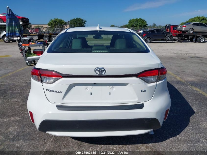 2021 Toyota Corolla Le VIN: JTDEPMAE2MJ184263 Lot: 37963155