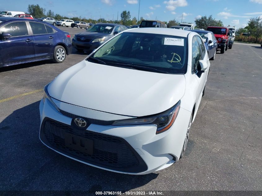 2021 Toyota Corolla Le VIN: JTDEPMAE2MJ184263 Lot: 37963155