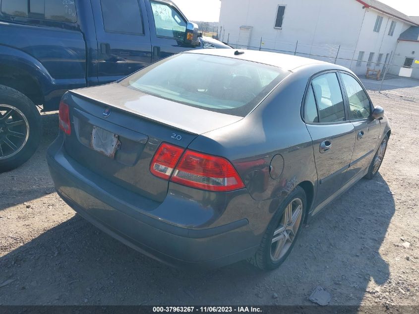 2007 Saab 9-3 2.0T VIN: YS3FD49Y171142031 Lot: 37963267