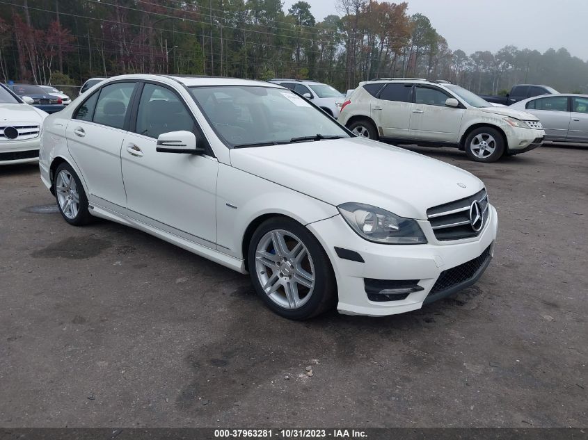 2012 Mercedes-Benz C 250 Luxury/Sport VIN: WDDGF4HB9CR208488 Lot: 37963281