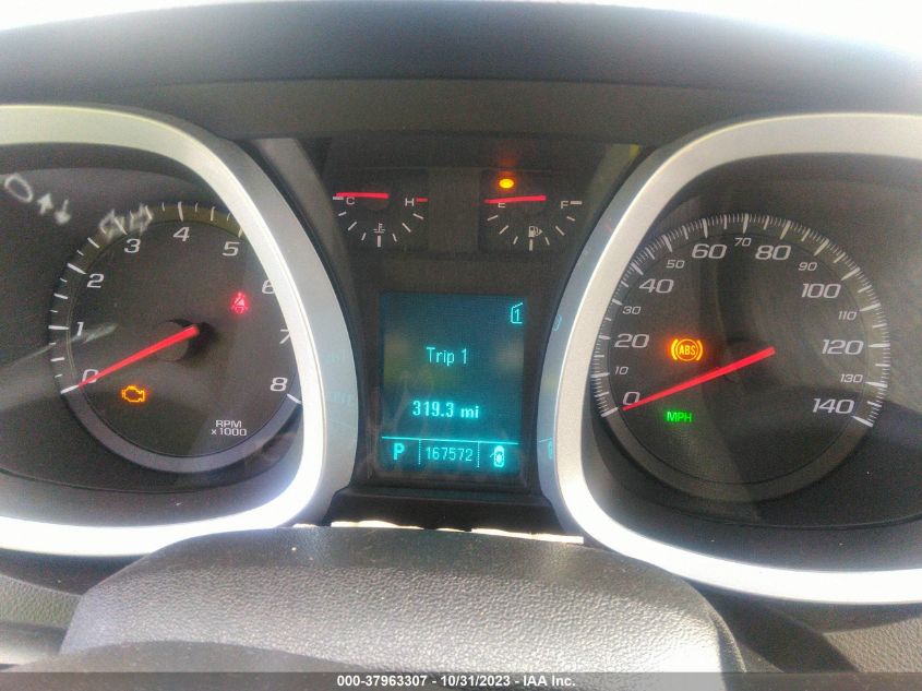 2010 Chevrolet Equinox Lt W/1Lt VIN: 2CNFLEEYXA6412878 Lot: 37963307