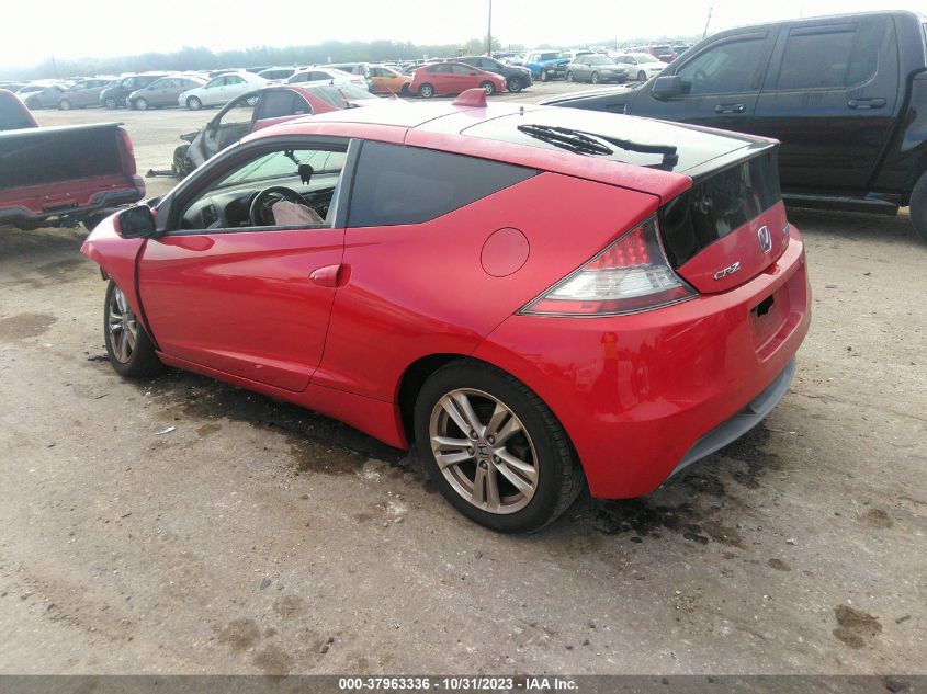 2011 Honda Cr-Z Ex VIN: JHMZF1D66BS010290 Lot: 37963336