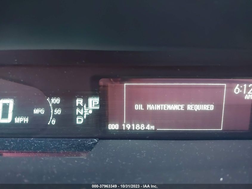 2010 Toyota Prius Ii/Iii/Iv/V/I VIN: JTDKN3DU1A1307567 Lot: 37963349