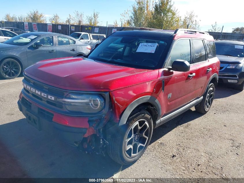 2021 Ford Bronco Sport Big Bend VIN: 3FMCR9B68MRB34362 Lot: 37963569
