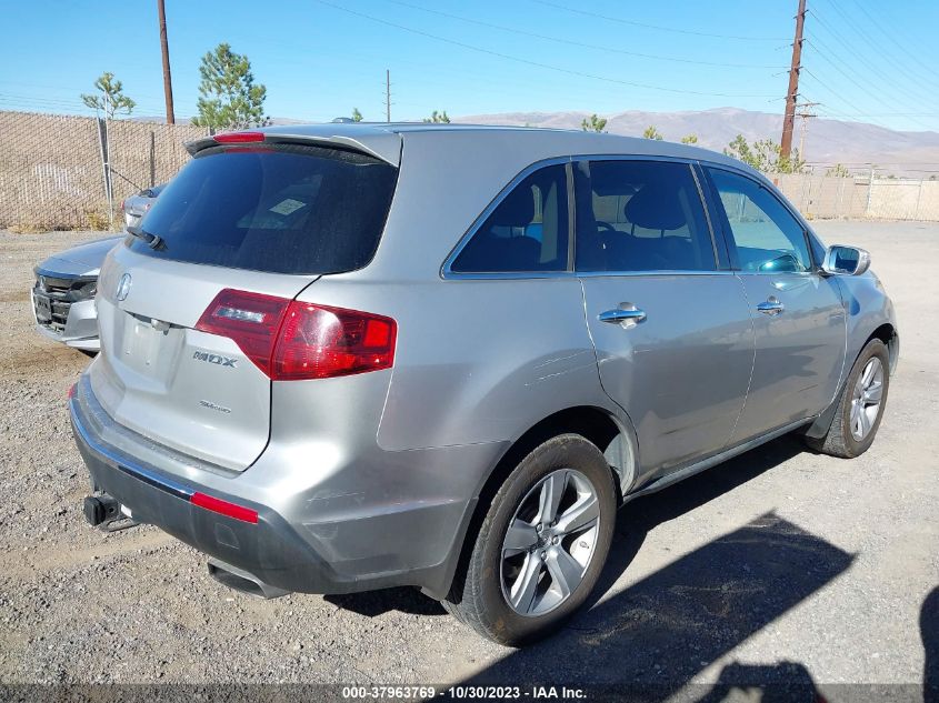 2010 Acura Mdx VIN: 2HNYD2H21AH503780 Lot: 37963769