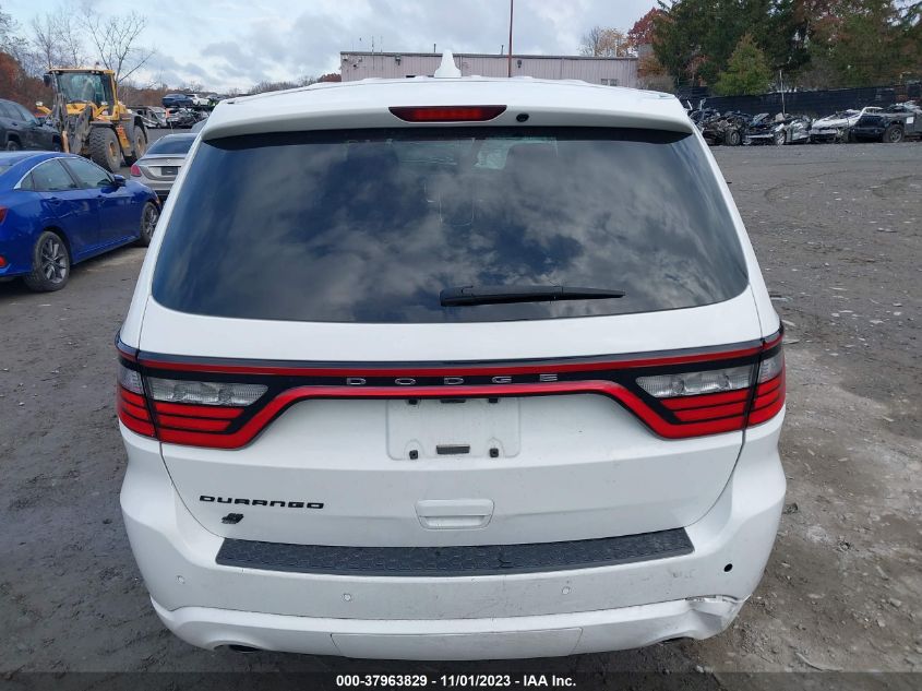 2018 Dodge Durango Sxt Awd VIN: 1C4RDJAG0JC201927 Lot: 37963829