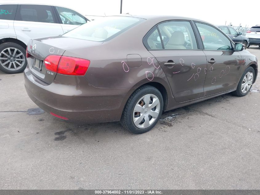 2012 Volkswagen Jetta Sedan Se Pzev VIN: 3VWDP7AJ7CM303790 Lot: 37964002