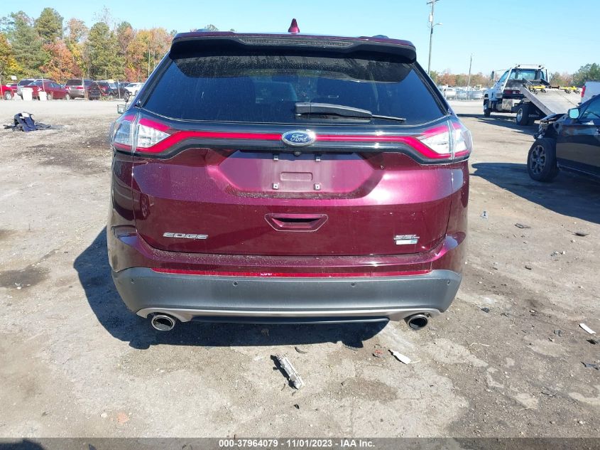 2017 Ford Edge Sel VIN: 2FMPK4J92HBB18795 Lot: 37964079