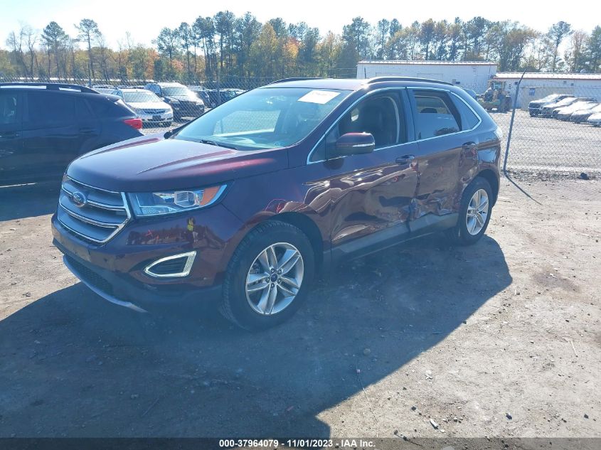 2017 Ford Edge Sel VIN: 2FMPK4J92HBB18795 Lot: 37964079